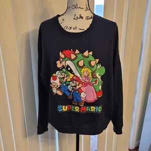 Nintendo Super Mario Black Sweater